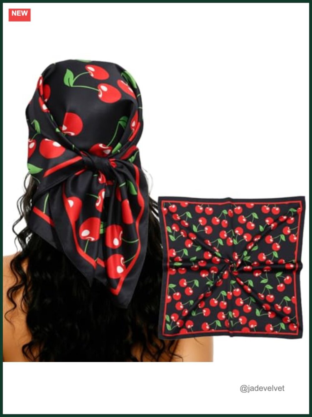 Silk Feeling Satin Head Scarf Bandana Lightweight Neck Tie Hair Wrap